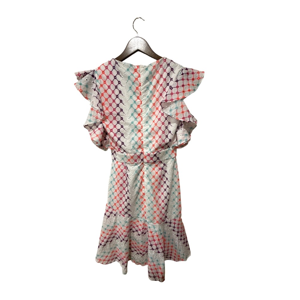 PATBO EMBROIDERED EYELET‎ MINI DRESS SIZE 2 - Picture 8 of 11